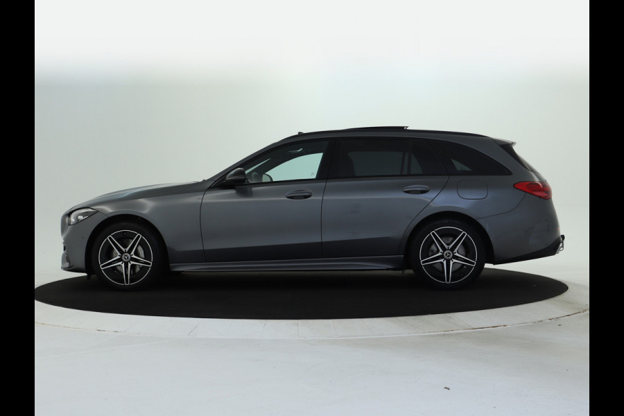 Mercedes-Benz C-Klasse Estate 300 e AMG Plug-In Hybride AMG Line | Night Pakket | Trekhaak | Panorama Schuif-Kanteldak | Memory Voorstoelen. Inclusief 24 maanden Mercedes-Benz Certified garantie voor Europa. Mercedes-Benz C-Klasse Estate 300 e AMG Plug-In Hybride AMG Line | Night Pakket | Trekhaak | Panorama Schuif-Kanteldak | Memory Voorstoelen. Inclusief 24 maanden Mercedes-Benz Certified garantie voor Europa.