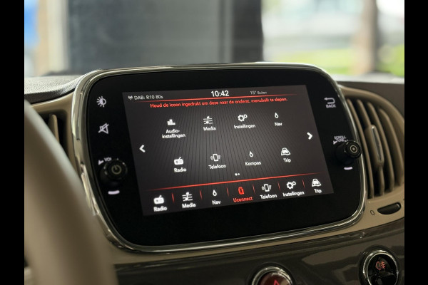 Fiat 500 0.9 TwinAir Turbo Automaat | Panoramadak, Navi, Cruise, Airco, DAB, 15'' LMV | NAP |