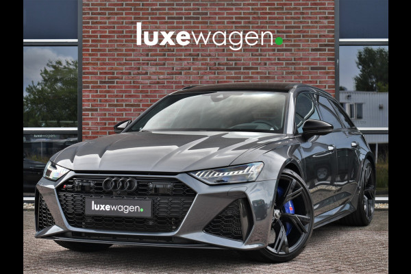 Audi RS6 Avant 4.0 TFSI quattro Dyn+ B&O-high Carbon Pano Ceramic HUD Alc-hemel Softclose Stoelvent Audi RS6 Avant 4.0 TFSI quattro Dyn+ B&O-high Carbon Pano Ceramic HUD Alc-hemel Softclose Stoelvent