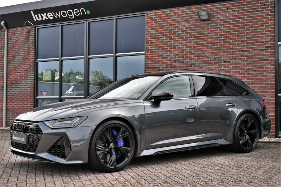 Audi RS6 Avant 4.0 TFSI quattro Dyn+ B&O-high Carbon Pano Ceramic HUD Alc-hemel Softclose Stoelvent Audi RS6 Avant 4.0 TFSI quattro Dyn+ B&O-high Carbon Pano Ceramic HUD Alc-hemel Softclose Stoelvent