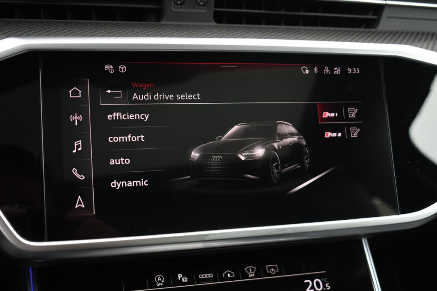 Audi RS6 Avant 4.0 TFSI quattro Dyn+ B&O-high Carbon Pano Ceramic HUD Alc-hemel Softclose Stoelvent Audi RS6 Avant 4.0 TFSI quattro Dyn+ B&O-high Carbon Pano Ceramic HUD Alc-hemel Softclose Stoelvent