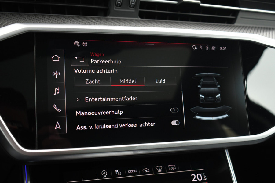 Audi RS6 Avant 4.0 TFSI quattro Dyn+ B&O-high Carbon Pano Ceramic HUD Alc-hemel Softclose Stoelvent Audi RS6 Avant 4.0 TFSI quattro Dyn+ B&O-high Carbon Pano Ceramic HUD Alc-hemel Softclose Stoelvent