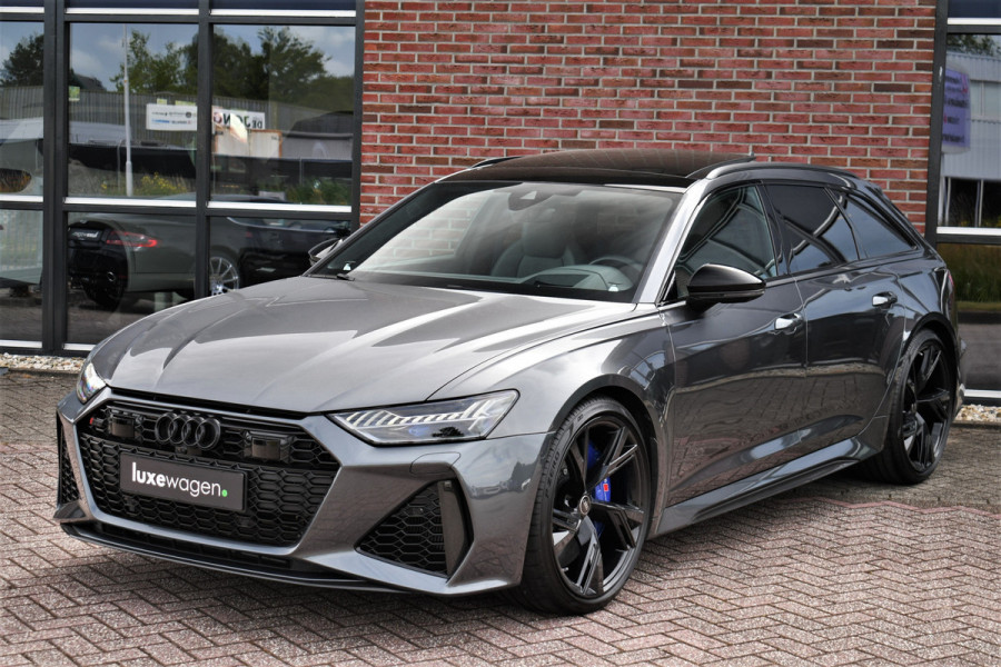 Audi RS6 Avant 4.0 TFSI quattro Dyn+ B&O-high Carbon Pano Ceramic HUD Alc-hemel Softclose Stoelvent Audi RS6 Avant 4.0 TFSI quattro Dyn+ B&O-high Carbon Pano Ceramic HUD Alc-hemel Softclose Stoelvent