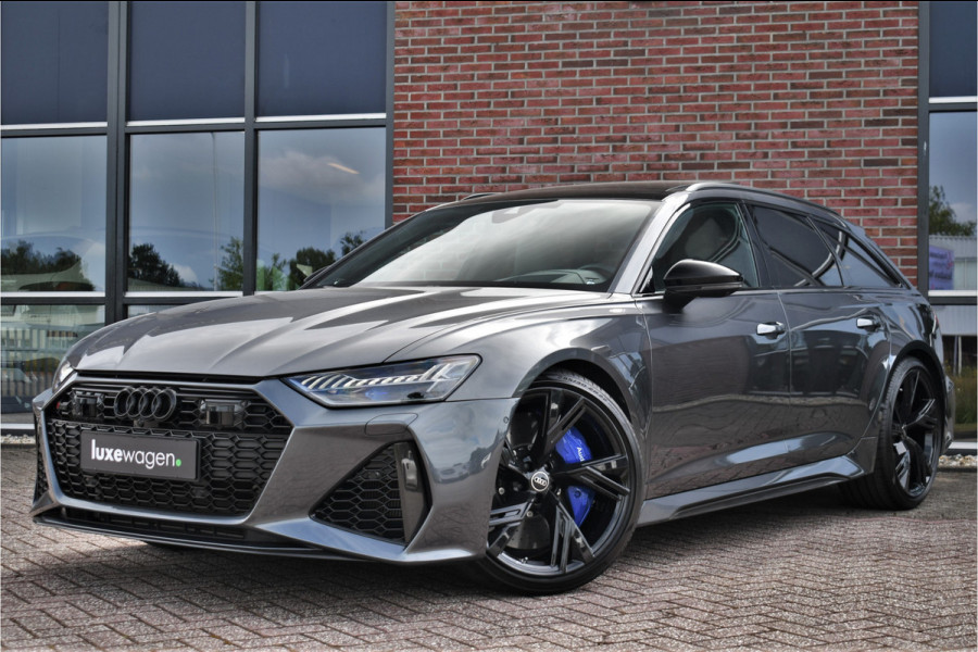Audi RS6 Avant 4.0 TFSI quattro Dyn+ B&O-high Carbon Pano Ceramic HUD Alc-hemel Softclose Stoelvent Audi RS6 Avant 4.0 TFSI quattro Dyn+ B&O-high Carbon Pano Ceramic HUD Alc-hemel Softclose Stoelvent