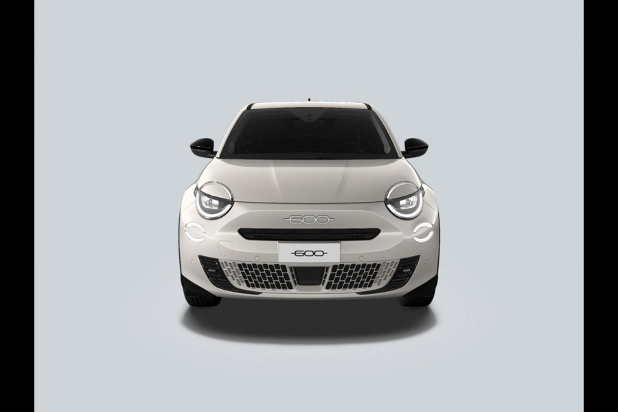 Fiat 600 1.2 Hybrid 110pk La Prima | Clima | Adapt. Cruise | Camera | BSM | 18" | Stoelverwarming | Apple Carplay | Elektr. A-Klep