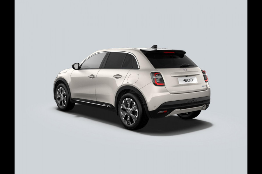 Fiat 600 1.2 Hybrid 110pk La Prima | Clima | Adapt. Cruise | Camera | BSM | 18" | Stoelverwarming | Apple Carplay | Elektr. A-Klep