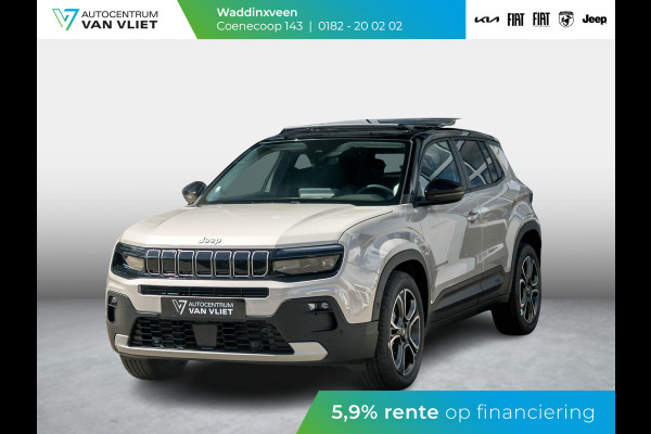 Jeep Avenger Summit 54 kWh | Uit voorraad leverbaar | 17%  Bijtelling | Schuif/Kanteldak | Winter Pack | Warmtepomp | Info&Convenience Pack | Full Operational Lease € 599,- Jeep Avenger Summit 54 kWh | Uit voorraad leverbaar | 17%  Bijtelling | Schuif/Kanteldak | Winter Pack | Warmtepomp | Info&Convenience Pack | Full Operational Lease € 599,-