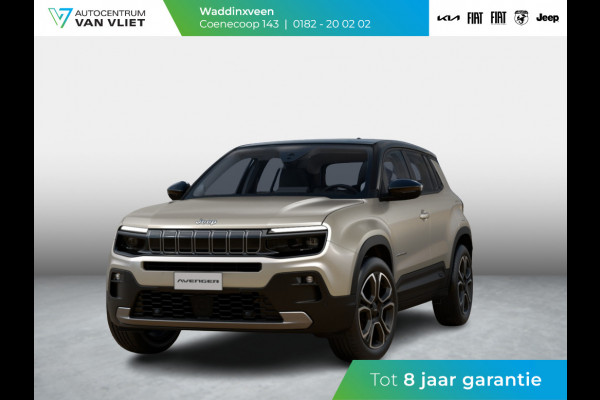 Jeep Avenger 1.2 e-Hybrid Summit | Uit voorraad leverbaar | Winter Pack | Schuif/Kanteldak | Infotaiment&Convenience Pack | Bicolore Jeep Avenger 1.2 e-Hybrid Summit | Uit voorraad leverbaar | Winter Pack | Schuif/Kanteldak | Infotaiment&Convenience Pack | Bicolore