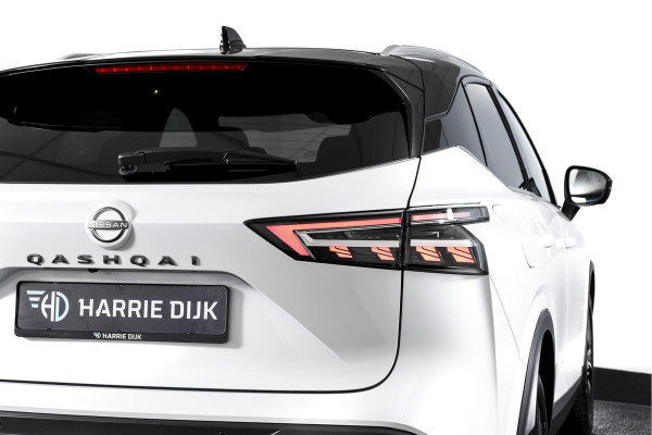 Nissan QASHQAI 1.3 MHEV Xtronic Tekna 158 PK - Automaat | Pano | Winterpakket | Elek. Stoel | Dig. Cockpit | Adapt. Cruise | Head-Up | 360 Camera | NAV + App. Connect | ECC | Elek Klep | LM 19" | 3206