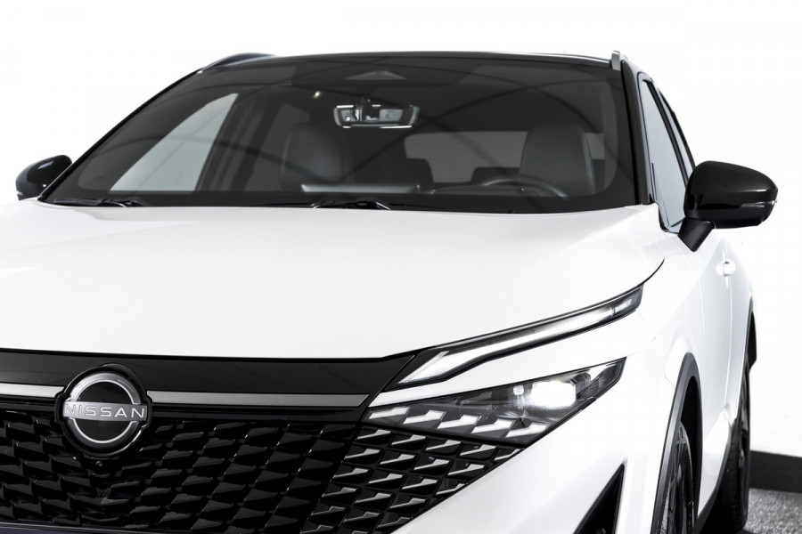 Nissan QASHQAI 1.3 MHEV Xtronic Tekna 158 PK - Automaat | Pano | Winterpakket | Elek. Stoel | Dig. Cockpit | Adapt. Cruise | Head-Up | 360 Camera | NAV + App. Connect | ECC | Elek Klep | LM 19" | 3206