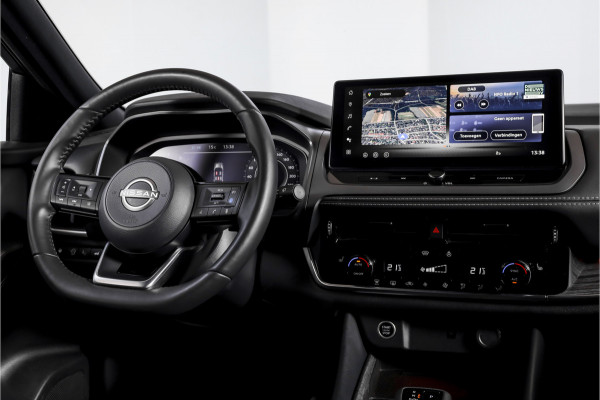 Nissan QASHQAI 1.3 MHEV Xtronic Tekna 158 PK - Automaat | Pano | Winterpakket | Elek. Stoel | Dig. Cockpit | Adapt. Cruise | Head-Up | 360 Camera | NAV + App. Connect | ECC | Elek Klep | LM 19" | 3206