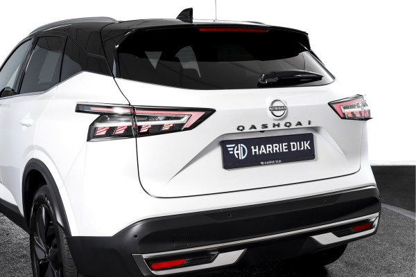 Nissan QASHQAI 1.3 MHEV Xtronic Tekna 158 PK - Automaat | Pano | Winterpakket | Elek. Stoel | Dig. Cockpit | Adapt. Cruise | Head-Up | 360 Camera | NAV + App. Connect | ECC | Elek Klep | LM 19" | 3206