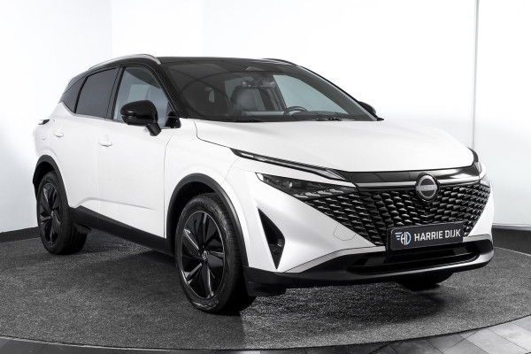 Nissan QASHQAI 1.3 MHEV Xtronic Tekna 158 PK - Automaat | Pano | Winterpakket | Elek. Stoel | Dig. Cockpit | Adapt. Cruise | Head-Up | 360 Camera | NAV + App. Connect | ECC | Elek Klep | LM 19" | 3206