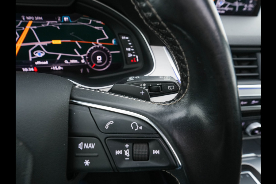 Audi SQ7 4.0 TDI Quattro Pro Line + Aut. *PANO | LUXURY-LEATHER | FULL-LED | DIGI-COCKPIT | BOSE-SOUND | KEYLESS | CAMERA | NAVI-FULLMAP | HEATED/VENTILATED-COMFORTSEATS | SHIFT-PADDLES | CARBON-INLAY | ECC | ADAPTIVE-CRUISE |