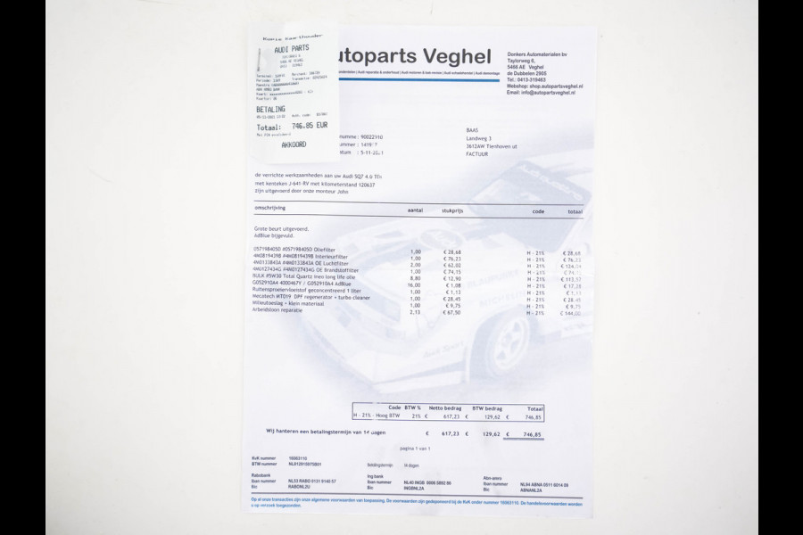 Audi SQ7 4.0 TDI Quattro Pro Line + Aut. *PANO | LUXURY-LEATHER | FULL-LED | DIGI-COCKPIT | BOSE-SOUND | KEYLESS | CAMERA | NAVI-FULLMAP | HEATED/VENTILATED-COMFORTSEATS | SHIFT-PADDLES | CARBON-INLAY | ECC | ADAPTIVE-CRUISE |