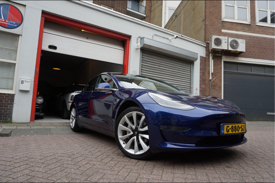 Tesla Model 3 Long Range AWD 75 kWh Dual Motor Battery New 9/2025 via Tesla | BTW | 351 pk | Panorama | Premium Audio | Auto Pilot | Leer | 19inch sportvelgen