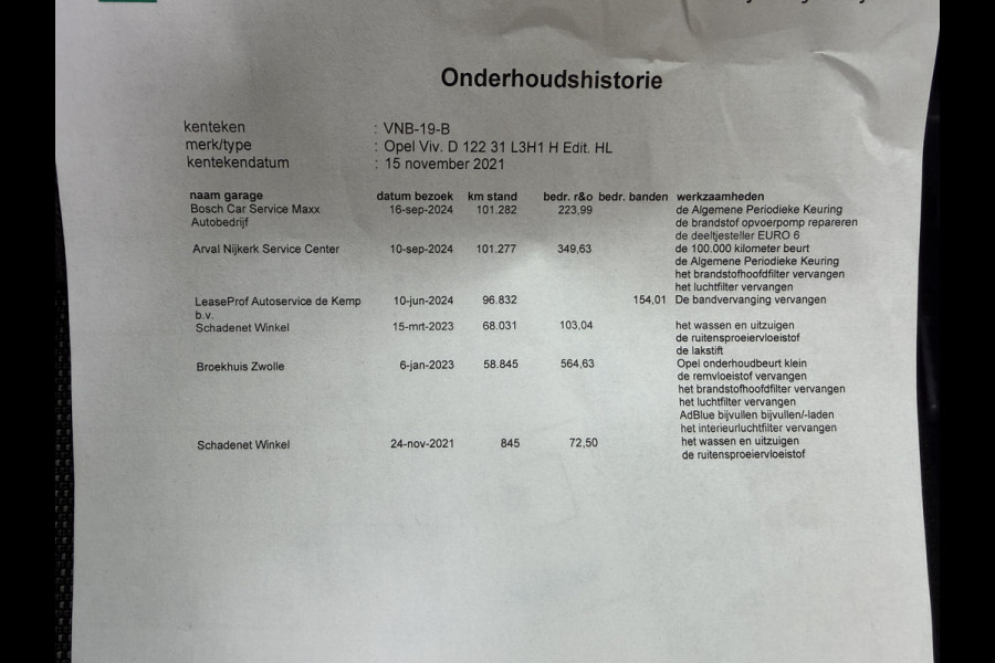 Opel Vivaro 2.0 CDTI 123PK Euro 6 L3H1 CarPlay/trekhaak/cruise control Opel Vivaro 2.0 CDTI 123PK Euro 6 L3H1 CarPlay/trekhaak/cruise control