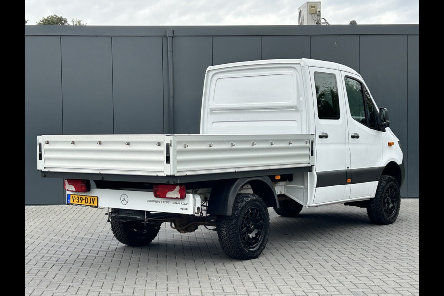 Mercedes-Benz Sprinter 314 CDI 4X4 / PICK-UP / DOKA / DUBBEL CABINE / AIRCO / CRUISE / APPLE CARPLAY / 6 PERSOONS / ZEER NETJES