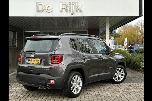 Jeep Renegade 1.3T Limited | Navi, Camera, ACC, Stoel+Stuurverw., Carplay/Android, Climate | Goed onderhouden |