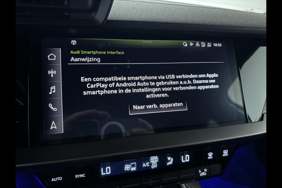 Audi A3 Limousine 35 TFSI S-Line Black Edition Sfeer Carplay NAP Audi A3 Limousine 35 TFSI S-Line Black Edition Sfeer Carplay NAP