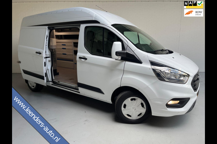 Ford Transit Custom SERVICEWAGEN LANG/ HOOG 320 2.0 TDCI EURO6 L2H2 TREND, SORTIMO INRICHTING ,V230 OMVORMER, RIJKLAARPRIJS