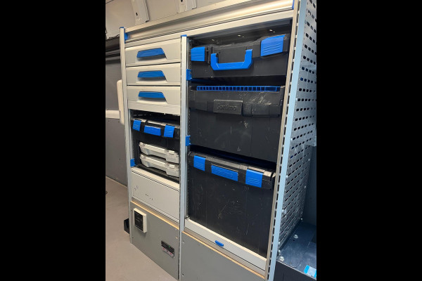 Ford Transit Custom SERVICEWAGEN LANG/ HOOG 320 2.0 TDCI EURO6 L2H2 TREND, SORTIMO INRICHTING ,V230 OMVORMER, RIJKLAARPRIJS