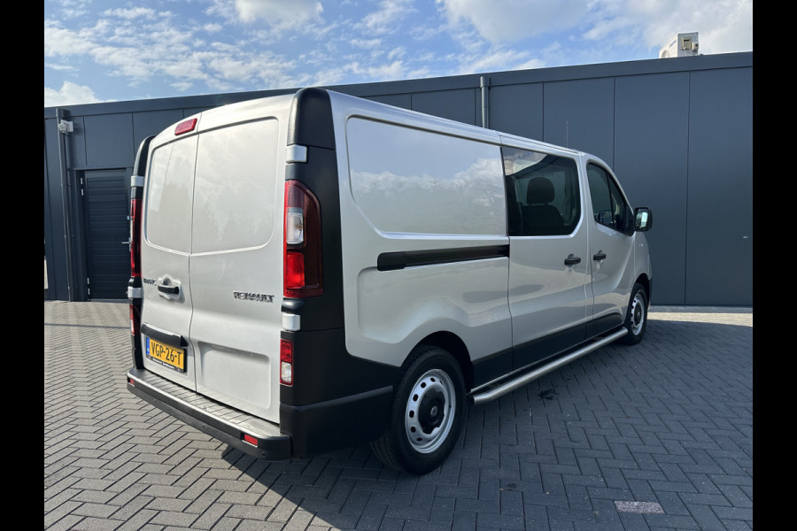 Renault Trafic 2.0 dCi 120 PK / L2H1 / DUBBEL CABINE / 1e EIG. / ZEER NETTE STAAT / AIRCO / CRUISE / NAVI / 6 PERSOONS DUBBELE CABINE