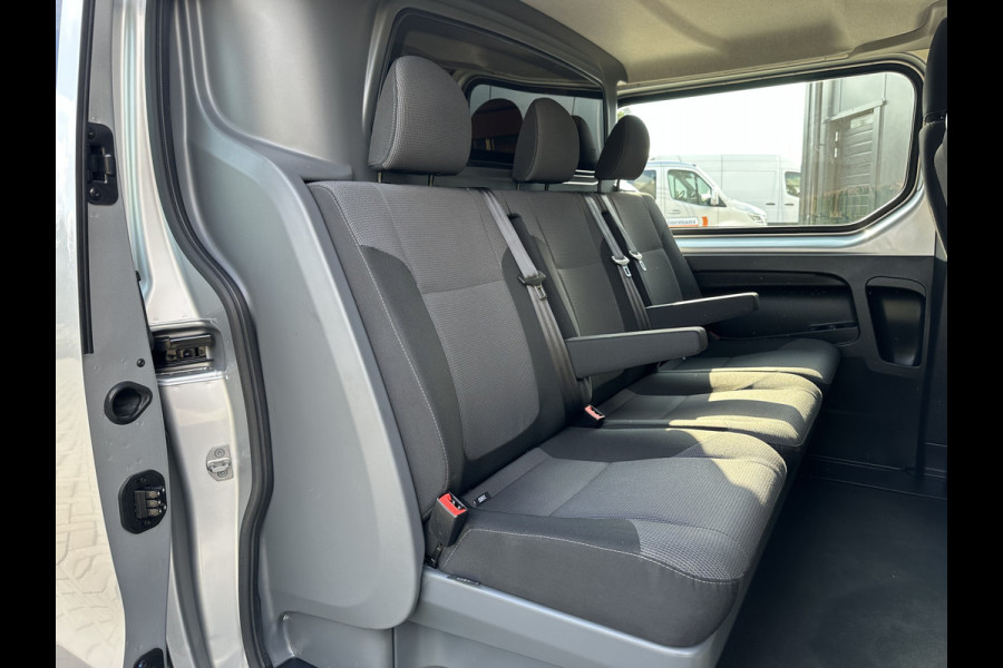 Renault Trafic 2.0 dCi 120 PK / L2H1 / DUBBEL CABINE / 1e EIG. / ZEER NETTE STAAT / AIRCO / CRUISE / NAVI / 6 PERSOONS DUBBELE CABINE