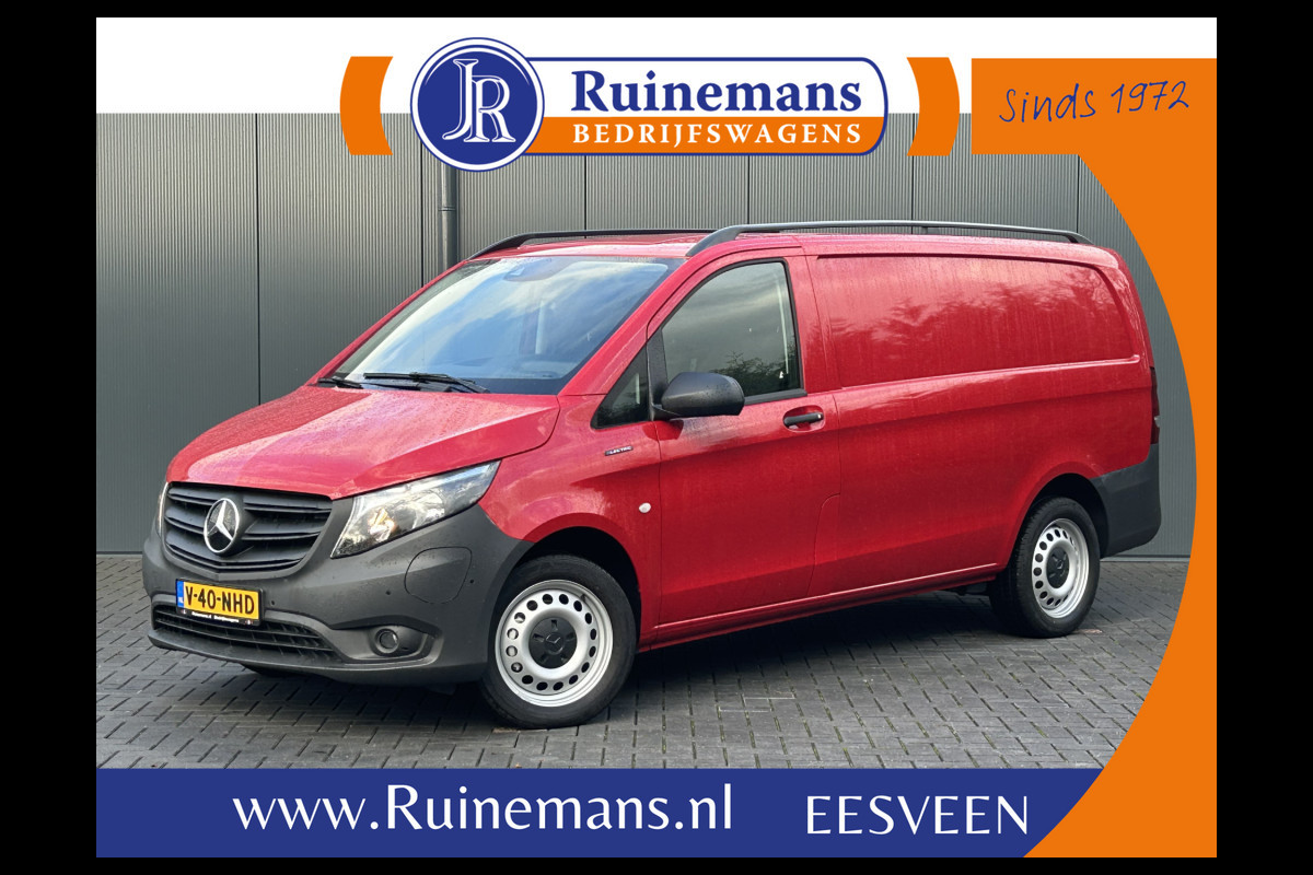 Mercedes-Benz eVito 66 kWh 116 PK BPM VRIJ / 14.706 KM !! / L2H1 / AUTOMAAT / ACHTERKLEP / AIRCO / CRUISE / NAVI / CARPLAY / STOELVERWARMING / 3-ZIT Mercedes-Benz eVito 66 kWh 116 PK BPM VRIJ / 14.706 KM !! / L2H1 / AUTOMAAT / ACHTERKLEP / AIRCO / CRUISE / NAVI / CARPLAY / STOELVERWARMING / 3-ZIT