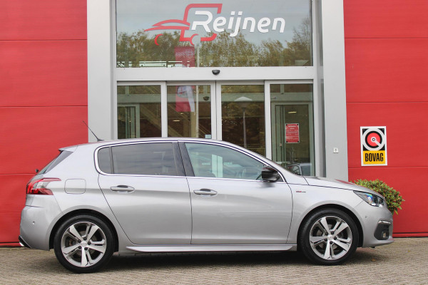 Peugeot 308 1.2 130PK GT-LINE | MASSAGE STOELEN | NAVIGATIE | APPLE CARPLAY/ANDROID AUTO | 17" LICHTMETALEN VELGEN | ALL SEASON BANDEN | FULL LED KOPLAMPEN | DAB+ RADIO | CLIMATE CONTROL | STOEL VERWARMING | CRUISE CONTROL | KEYLESS ENTRY/START | DODEHOEK BEWAKING | ACHTERUITRIJ CAMERA | PARKEERSENSOREN VOOR EN ACHTER |