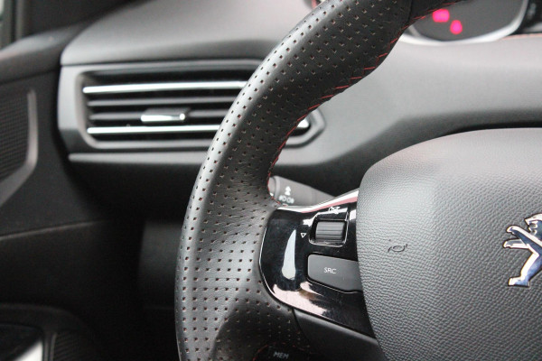 Peugeot 308 1.2 130PK GT-LINE | MASSAGE STOELEN | NAVIGATIE | APPLE CARPLAY/ANDROID AUTO | 17" LICHTMETALEN VELGEN | ALL SEASON BANDEN | FULL LED KOPLAMPEN | DAB+ RADIO | CLIMATE CONTROL | STOEL VERWARMING | CRUISE CONTROL | KEYLESS ENTRY/START | DODEHOEK BEWAKING | ACHTERUITRIJ CAMERA | PARKEERSENSOREN VOOR EN ACHTER |
