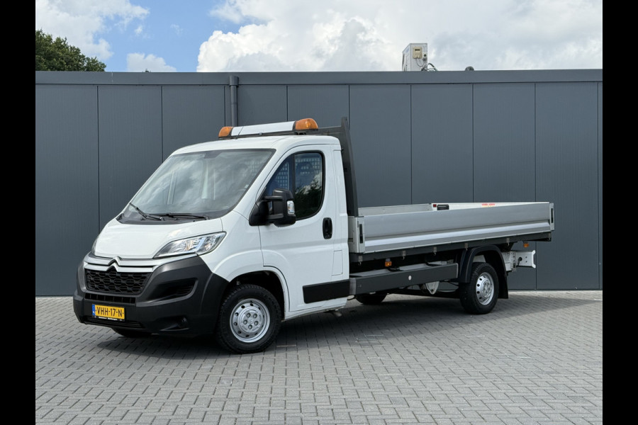 Citroën Jumper 2.2 BlueHDi 140 PK EURO 6 / L4 MAXI PICK UP / 4.20 LAADBAK / 1e EIG. / 2.5 TONS TREKHAAK / 3-ZITS