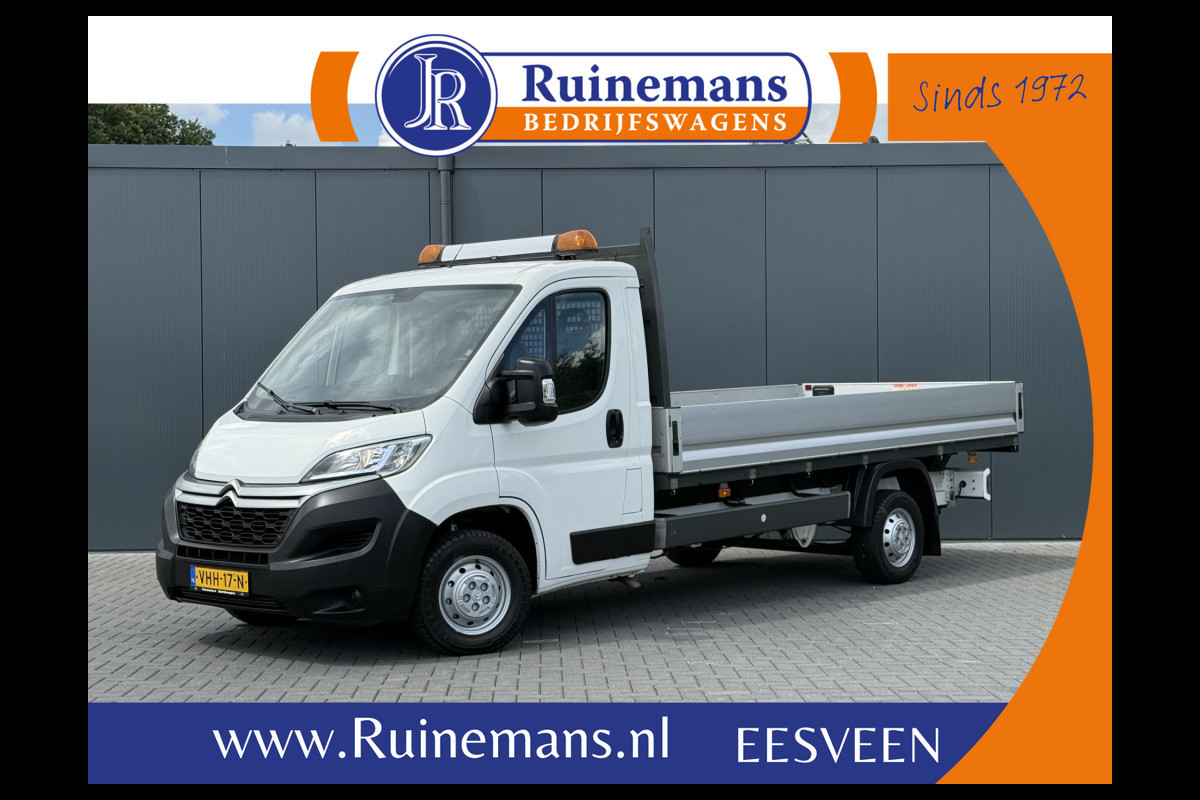 Citroën Jumper 2.2 BlueHDi 140 PK EURO 6 / L4 MAXI PICK UP / 4.20 LAADBAK / 1e EIG. / 2.5 TONS TREKHAAK / 3-ZITS Citroën Jumper 2.2 BlueHDi 140 PK EURO 6 / L4 MAXI PICK UP / 4.20 LAADBAK / 1e EIG. / 2.5 TONS TREKHAAK / 3-ZITS