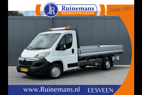 Citroën Jumper 2.2 BlueHDi 140 PK EURO 6 / L4 MAXI PICK UP / 4.20 LAADBAK / 1e EIG. / 2.5 TONS TREKHAAK / 3-ZITS