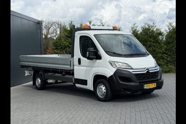 Citroën Jumper 2.2 BlueHDi 140 PK EURO 6 / L4 MAXI PICK UP / 4.20 LAADBAK / 1e EIG. / 2.5 TONS TREKHAAK / 3-ZITS