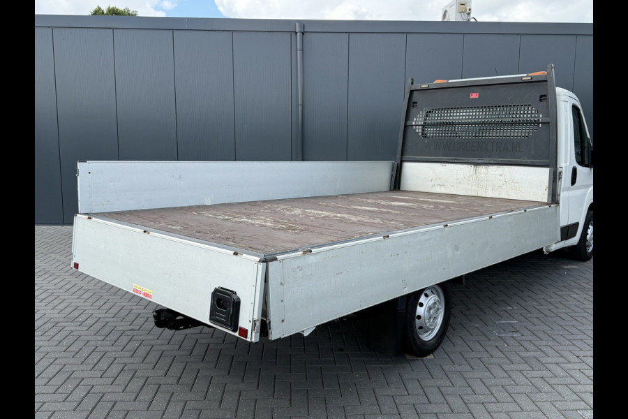 Citroën Jumper 2.2 BlueHDi 140 PK EURO 6 / L4 MAXI PICK UP / 4.20 LAADBAK / 1e EIG. / 2.5 TONS TREKHAAK / 3-ZITS