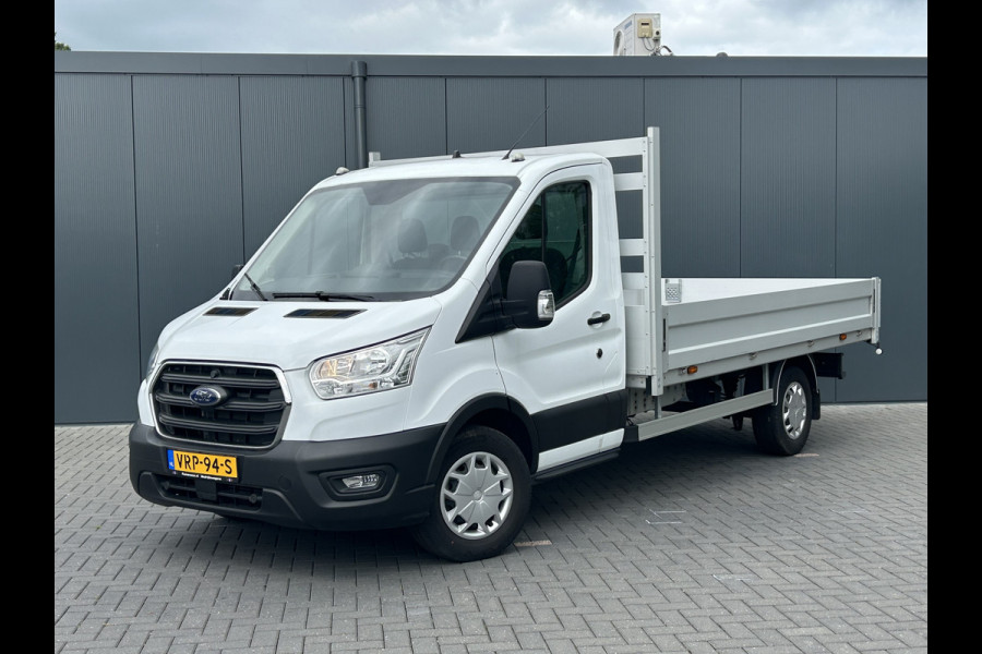 Ford Transit 350 2.0 TDCI 130 PK WB 395 / 4.408 KM !! / LANGE UITVOERING PICK UP / 1e EIG. / AIRCO / CRUISE / 2.800 KG AHG