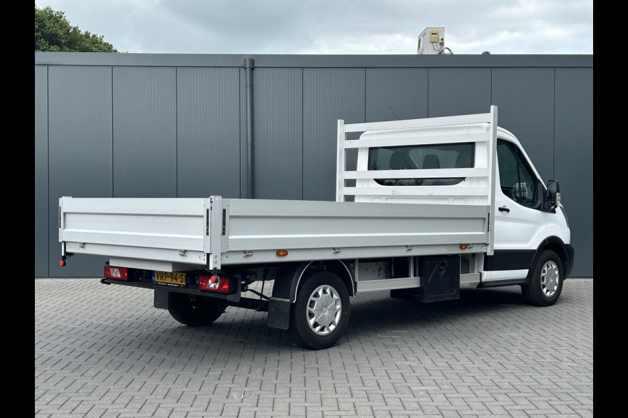 Ford Transit 350 2.0 TDCI 130 PK WB 395 / 4.408 KM !! / LANGE UITVOERING PICK UP / 1e EIG. / AIRCO / CRUISE / 2.800 KG AHG