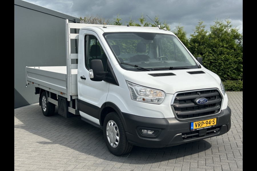 Ford Transit 350 2.0 TDCI 130 PK WB 395 / 4.408 KM !! / LANGE UITVOERING PICK UP / 1e EIG. / AIRCO / CRUISE / 2.800 KG AHG