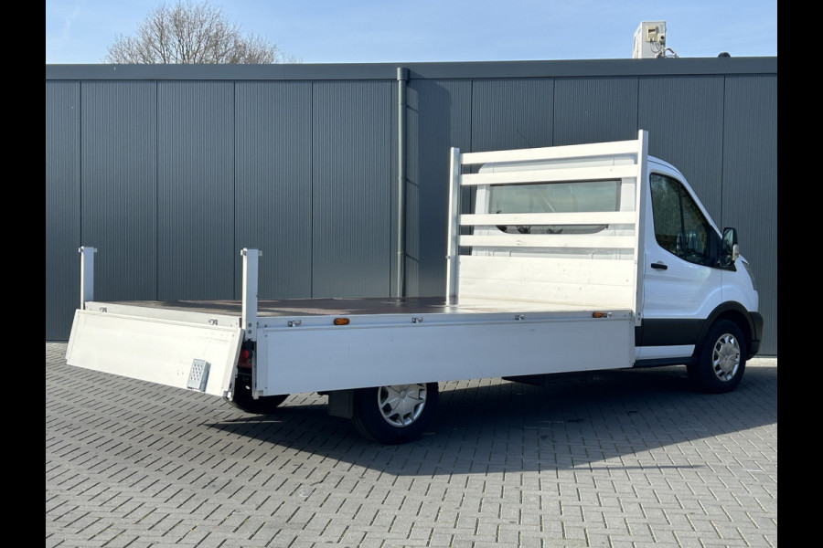 Ford Transit 350 2.0 TDCI 130 PK WB 395 / 4.408 KM !! / LANGE UITVOERING PICK UP / 1e EIG. / AIRCO / CRUISE / 2.800 KG AHG