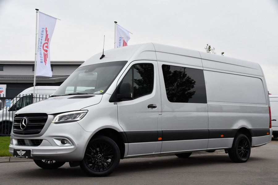 Mercedes-Benz Sprinter 319 V6 3.0 CDI L3H2 DC PB Edition Full options, Adaptieve Cruise, 360 Camera, 10,5'' Mbux, LED, Automaat, BPM Vrij! Mercedes-Benz Sprinter 319 V6 3.0 CDI L3H2 DC PB Edition Full options, Adaptieve Cruise, 360 Camera, 10,5'' Mbux, LED, Automaat, BPM Vrij!