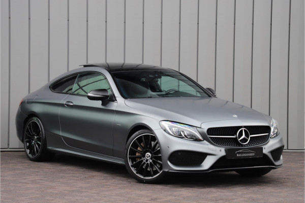 Mercedes-Benz C-Klasse Coupé 250 Night Edition Aut9 | 211PK | Pano | Memory | Burmester | Sfeerverlichting | ILS | Seleniet Magno | NL-Auto | 2018. Mercedes-Benz C-Klasse Coupé 250 Night Edition Aut9 | 211PK | Pano | Memory | Burmester | Sfeerverlichting | ILS | Seleniet Magno | NL-Auto | 2018.