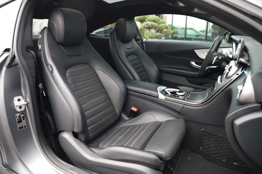 Mercedes-Benz C-Klasse Coupé 250 Night Edition Aut9 | 211PK | Pano | Memory | Burmester | Sfeerverlichting | ILS | Seleniet Magno | NL-Auto | 2018. Mercedes-Benz C-Klasse Coupé 250 Night Edition Aut9 | 211PK | Pano | Memory | Burmester | Sfeerverlichting | ILS | Seleniet Magno | NL-Auto | 2018.