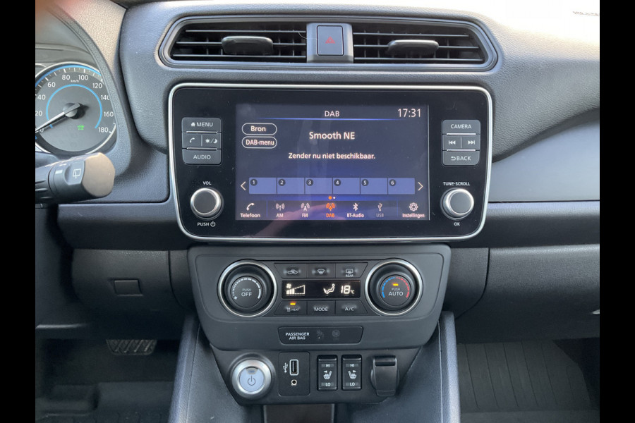 Nissan Leaf e+ 62 kWh Adapt.Cruise Stoel/Stuurverw + Achter Led Nav/Cam 60kwh 59kWh Nissan Leaf e+ 62 kWh Adapt.Cruise Stoel/Stuurverw + Achter Led Nav/Cam 60kwh 59kWh