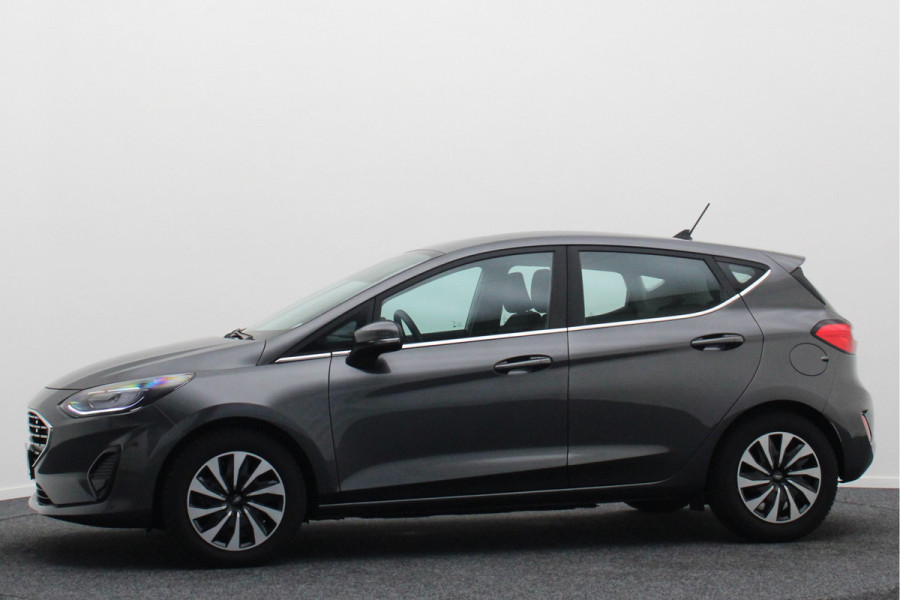 Ford Fiesta 1.0 EcoBoost Hybrid Titanium Climate, Cruise, Elektrisch Pakket, Apple Carplay, LED, DAB, Navigatie, PDC