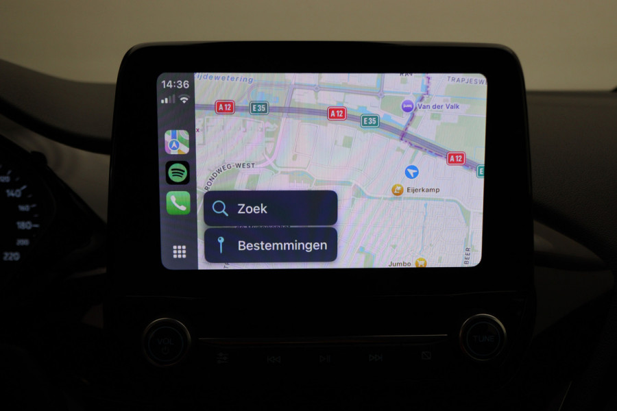 Ford Fiesta 1.0 EcoBoost Hybrid Titanium Climate, Cruise, Elektrisch Pakket, Apple Carplay, LED, DAB, Navigatie, PDC