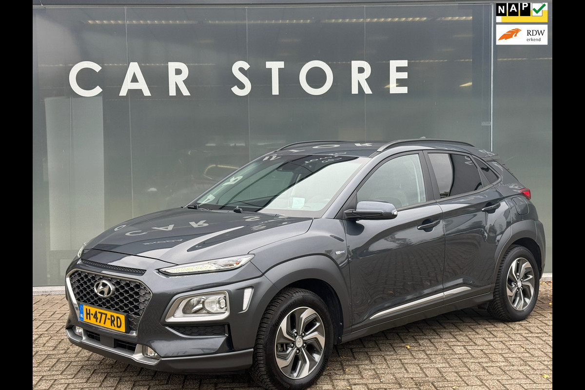 Hyundai Kona 1.6 GDI HEV Fashion Navi|Trekhaak|Camera|Dealer Onderhouden Hyundai Kona 1.6 GDI HEV Fashion Navi|Trekhaak|Camera|Dealer Onderhouden