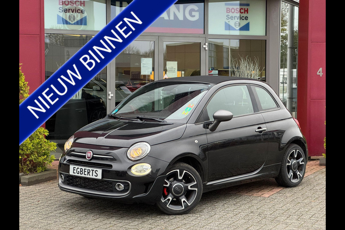 Fiat 500 Cabrio 0.9 TwinAir Turbo Sport 105PK | Cruise | Trekhaak | Bagagerek Fiat 500 Cabrio 0.9 TwinAir Turbo Sport 105PK | Cruise | Trekhaak | Bagagerek