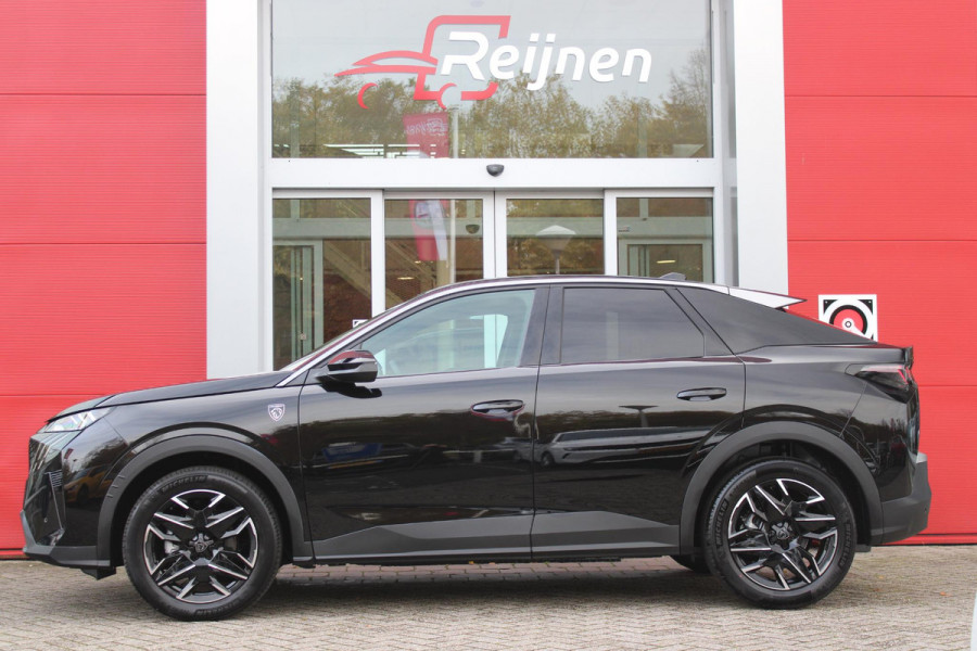 Peugeot 3008 1.2 Hybrid 145PK GT | ELEKTRISCH BEDIENBARE ACHTERKLEP | NAVIGATIE | DRAADLOZE APPLE CARPLAY/ANDROID AUTO | SFEER VERLICHTING | ACHTERUITRIJ CAMERA | PARKEERSENSOREN VOOR EN ACHTER | FULL LED KOPLAMPEN | KEYLESS ENTRY/START | ADAPTIVE CRUISE CONTROL | STOEL/STUUR VERWARMING | LICHTMETALEN VELGEN 19" | DAB+ RADIO |