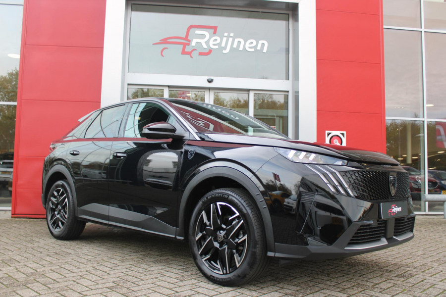 Peugeot 3008 1.2 Hybrid 145PK GT | ELEKTRISCH BEDIENBARE ACHTERKLEP | NAVIGATIE | DRAADLOZE APPLE CARPLAY/ANDROID AUTO | SFEER VERLICHTING | ACHTERUITRIJ CAMERA | PARKEERSENSOREN VOOR EN ACHTER | FULL LED KOPLAMPEN | KEYLESS ENTRY/START | ADAPTIVE CRUISE CONTROL | STOEL/STUUR VERWARMING | LICHTMETALEN VELGEN 19" | DAB+ RADIO |